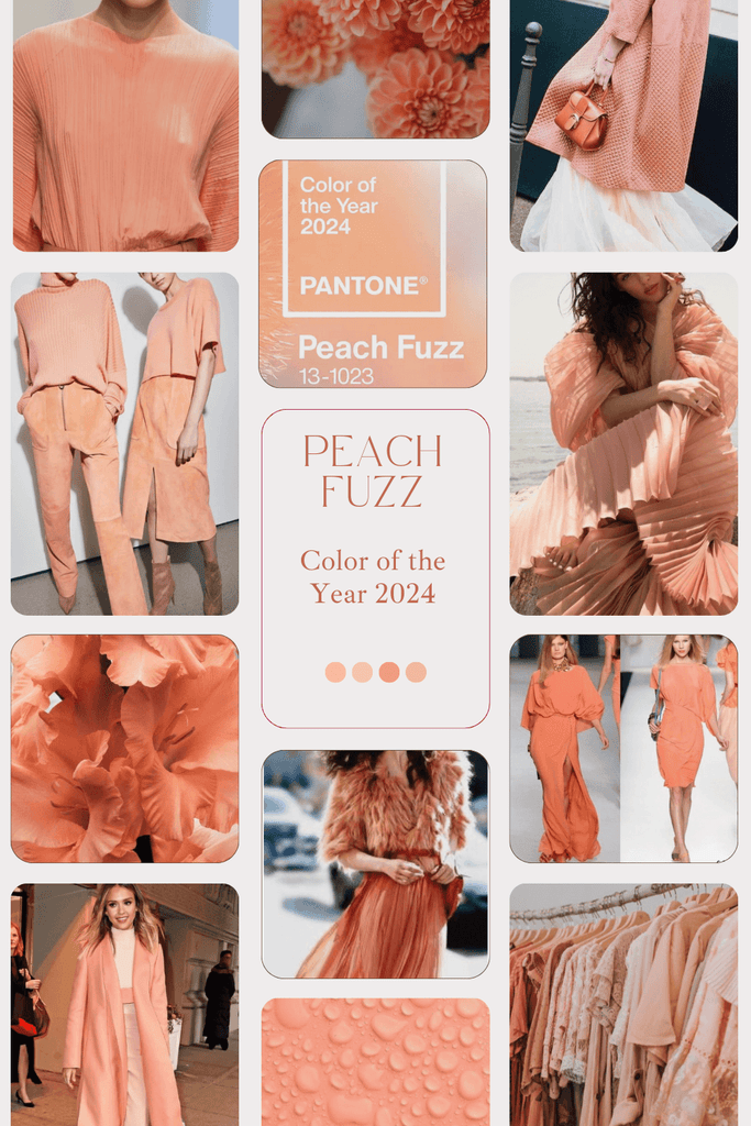 Peach Fuzz - Pantone Color of the Year 2024 - Michael's Consignment NYC