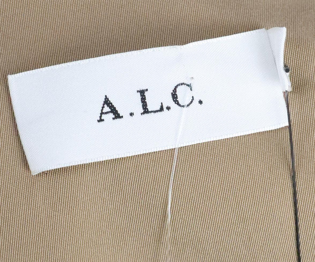 A.L.C. Tan Cotton Trenchcoat sz 4 - Michael's Consignment NYC