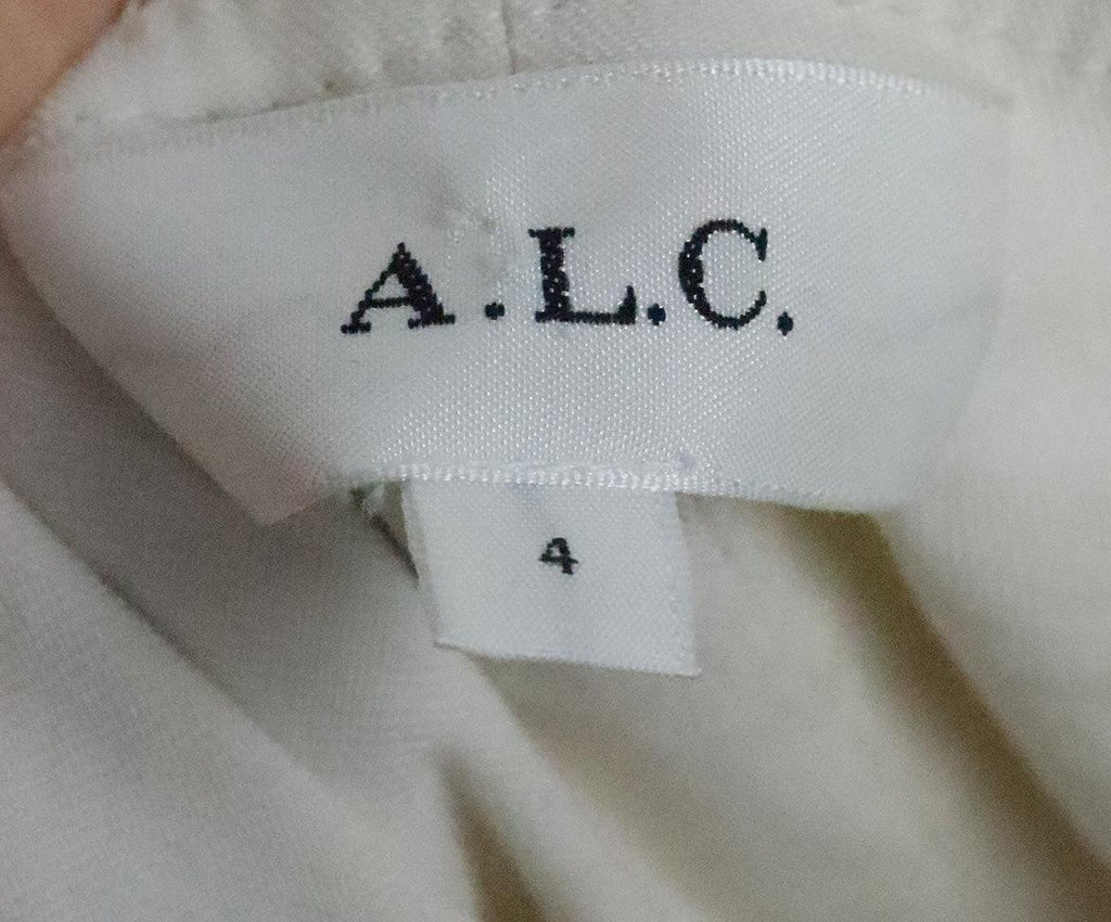 A.L.C. White Cotton Jumpsuit sz 4 - Michael's Consignment NYC