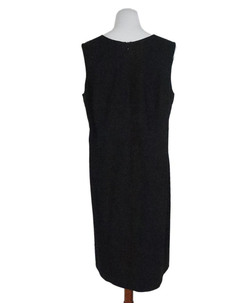 Akris Punto Black Wool Dress sz 14 - Michael's Consignment NYC