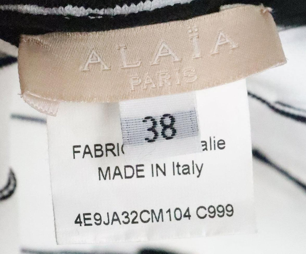 Alaia Black & White Spandex Skirt sz 0 - Michael's Consignment NYC