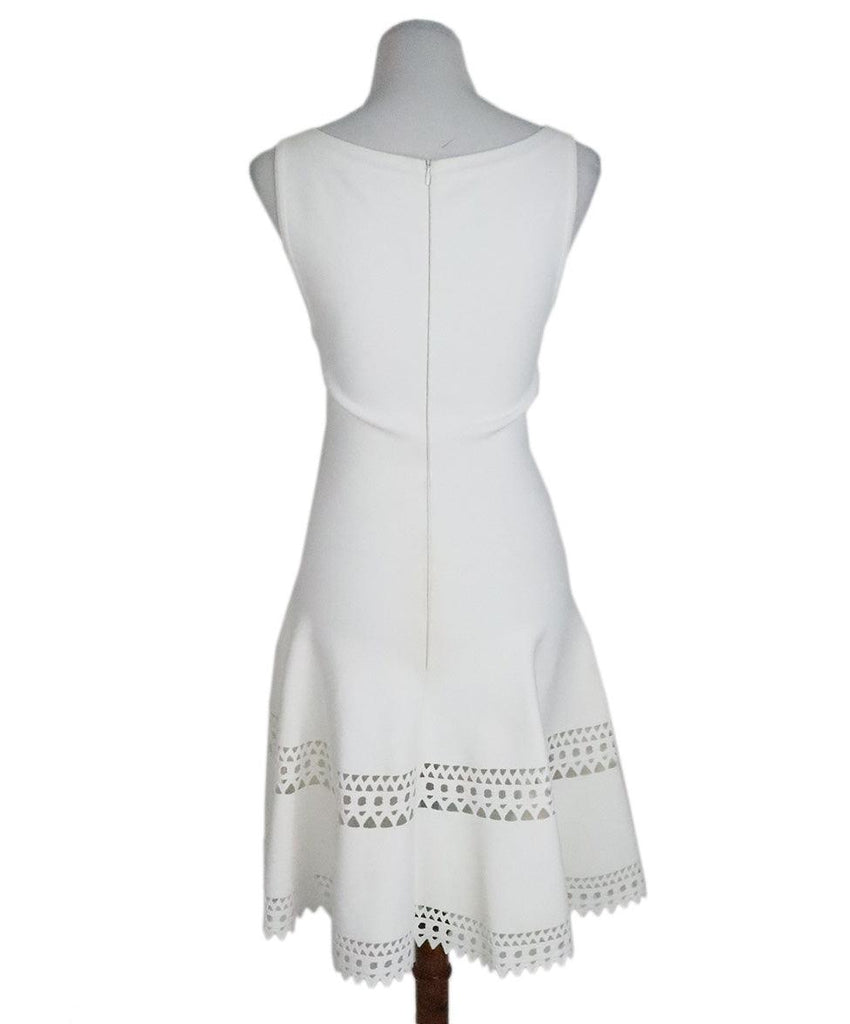 Alaia White Viscose Polyamide Dress sz 4 - Michael's Consignment NYC