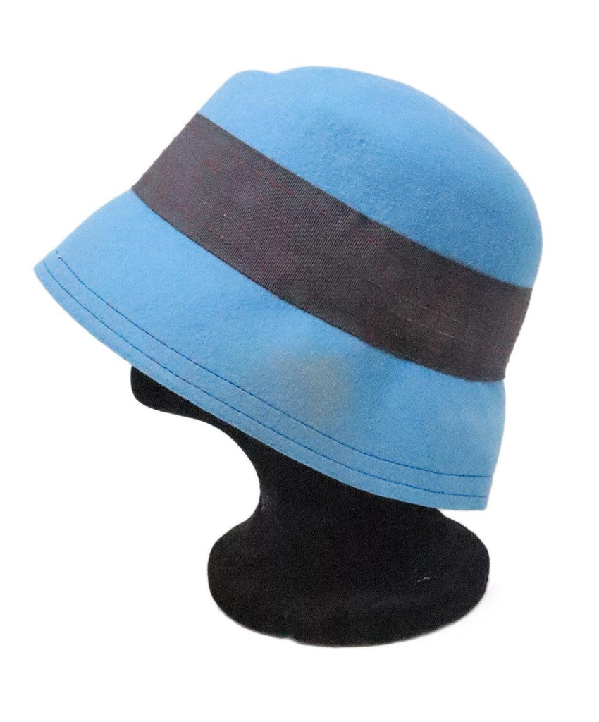 Albertus Swanepoel Blue Felt Hat - Michael's Consignment NYC