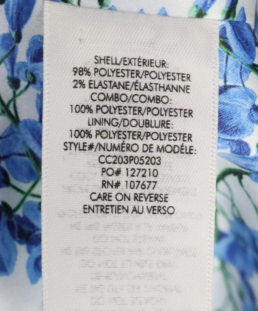 Alice + Olivia Blue & Green Floral Print Jacket 4