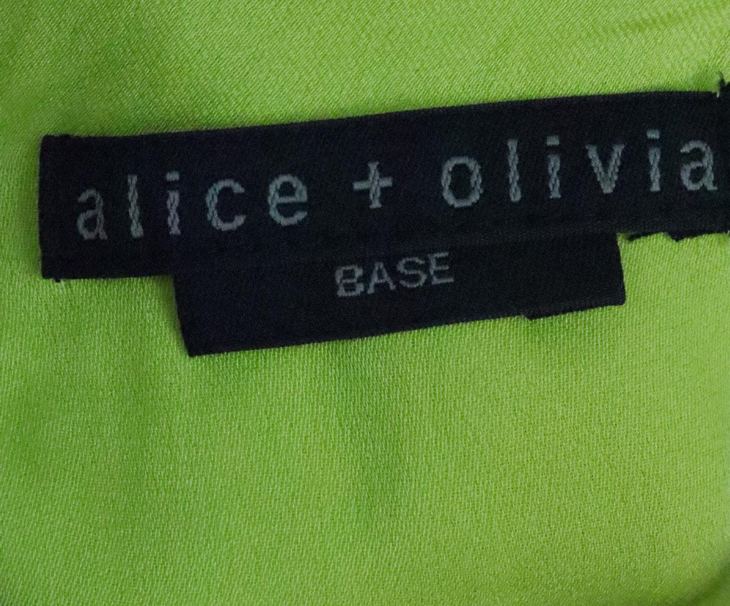 Alice + Olivia Lime Green Tank Top sz 6 - Michael's Consignment NYC