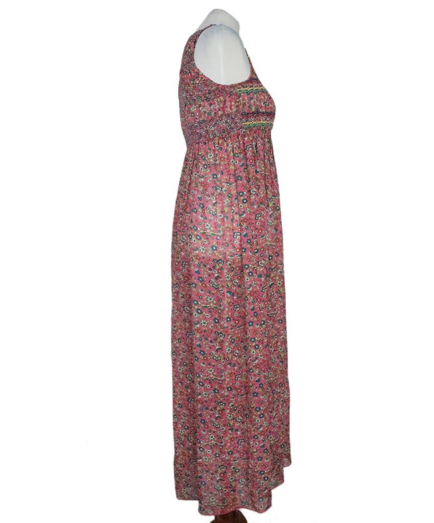 Anna Sui Pink Floral Dress 1
