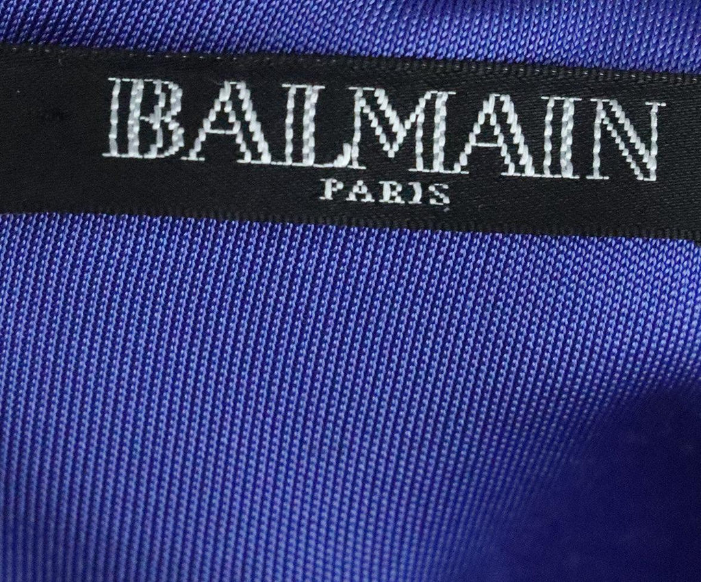 Balmain Purple & Black Dress sz 2 - Michael's Consignment NYC