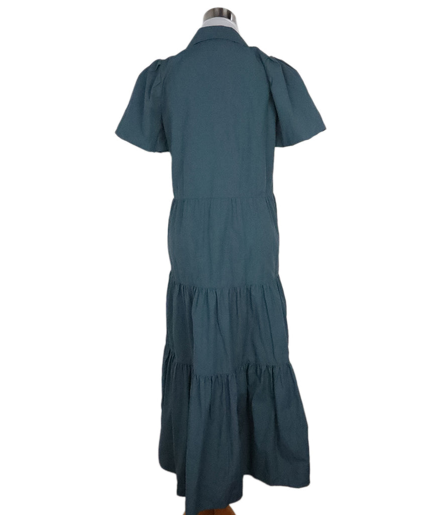 Brochu Walker Teal Cotton Dress 2