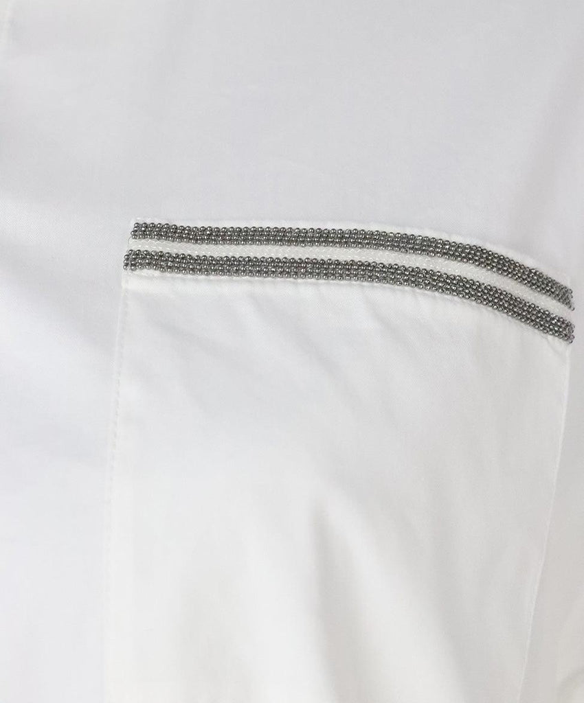 Brunello Cucinelli White Cotton Shirt 5