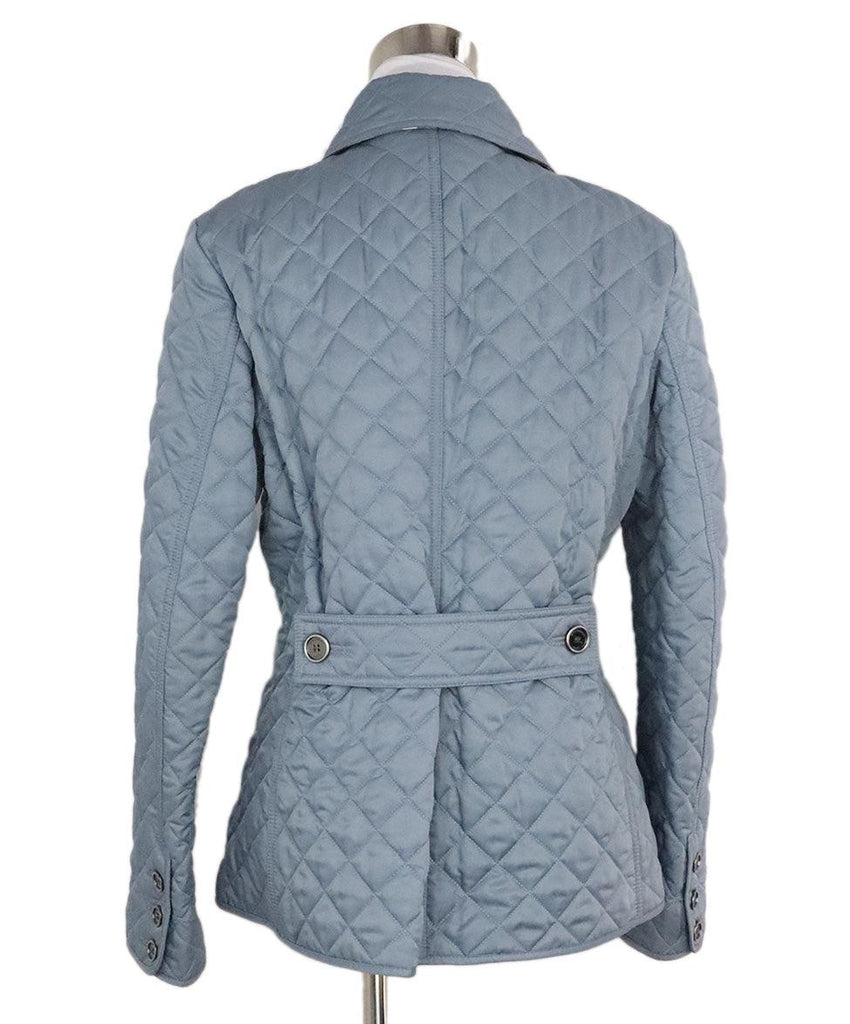 Burberry Brit Blue Quilted Jacket sz 6 - Michael's Consignment NYC