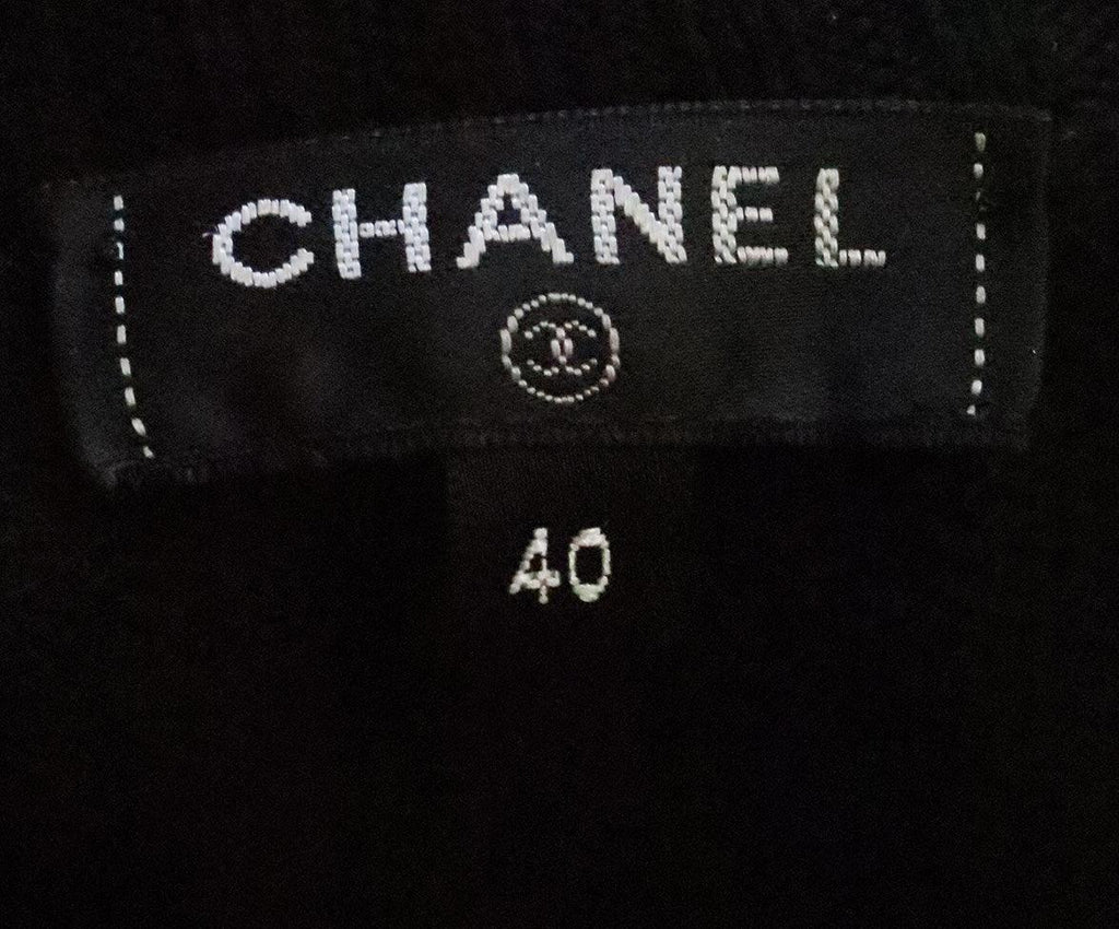 Chanel Black Cashmere Pearl Trim Dress sz 8 - Michael's Consignment NYC