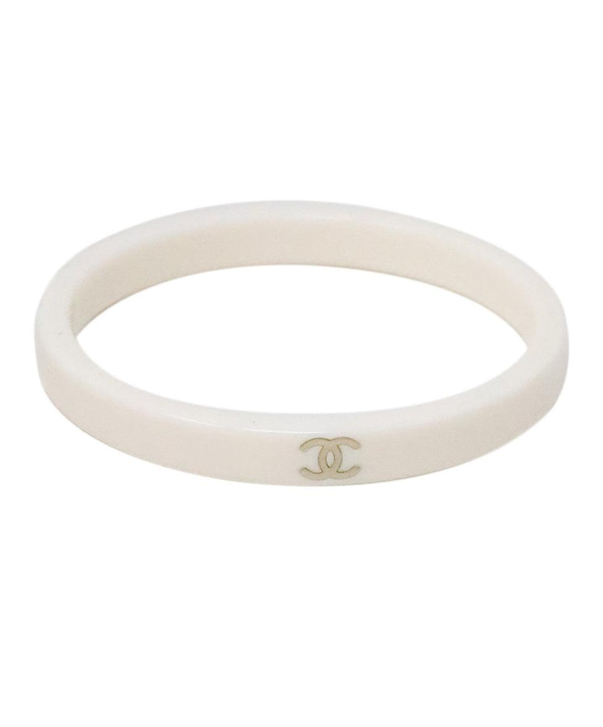 Chanel White & Gold Bracelet - Michael's Consignment NYC