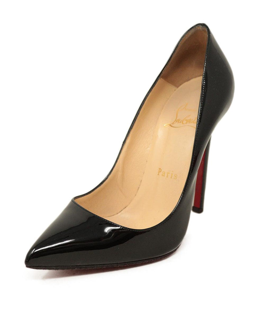 Christian Louboutin Black Patent Leather Heels sz 6 - Michael's Consignment NYC