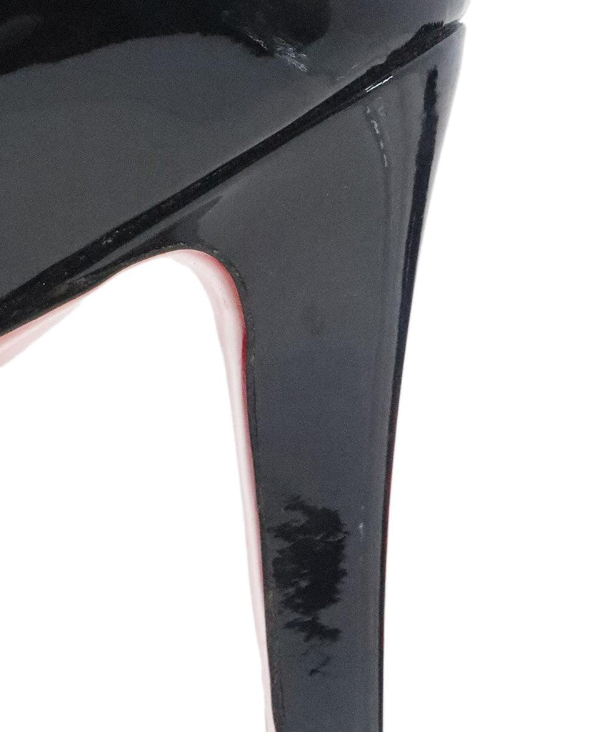 Christian Louboutin Black Patent Leather Heels sz 8.5 - Michael's Consignment NYC