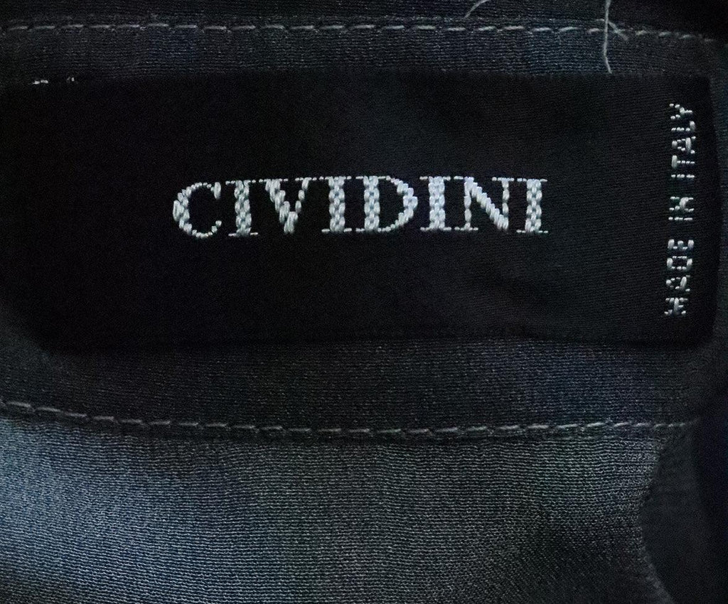 Cividini Grey Ombre Silk Blouse sz 6 - Michael's Consignment NYC