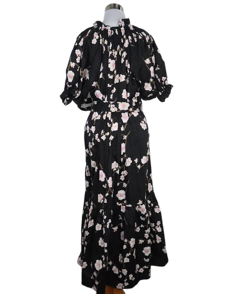 Cynthia Rowley Black Floral Print Dress sz 4 - Michael's Consignment NYC