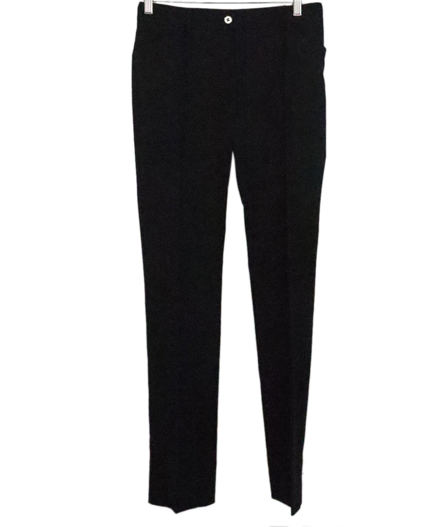 Dolce & Gabbana Black Wool Pants 