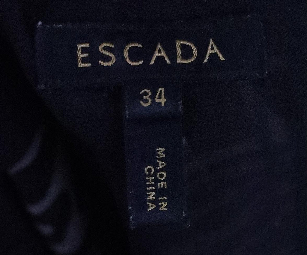 Escada Grey & Black Zebra Print Dress sz 4 - Michael's Consignment NYC