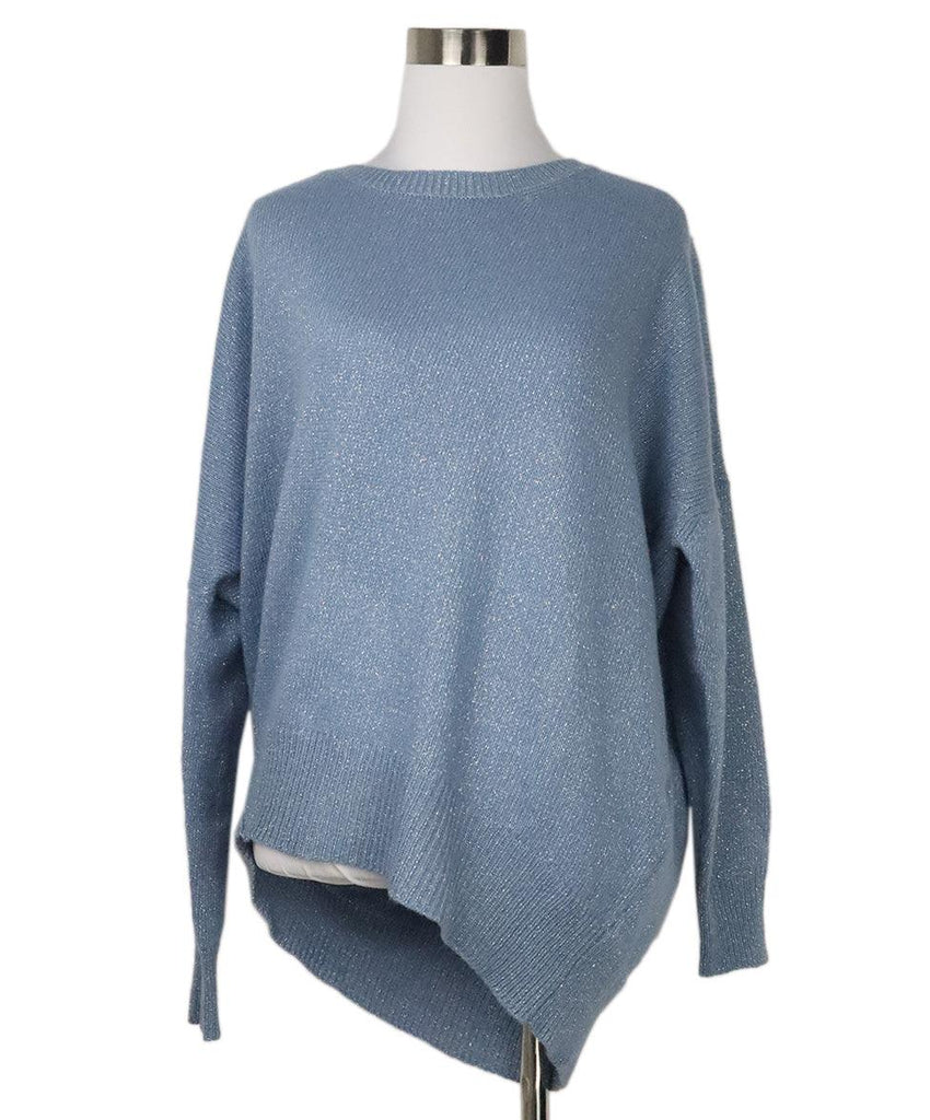 Etro Blue & Silver Cashmere Sweater 