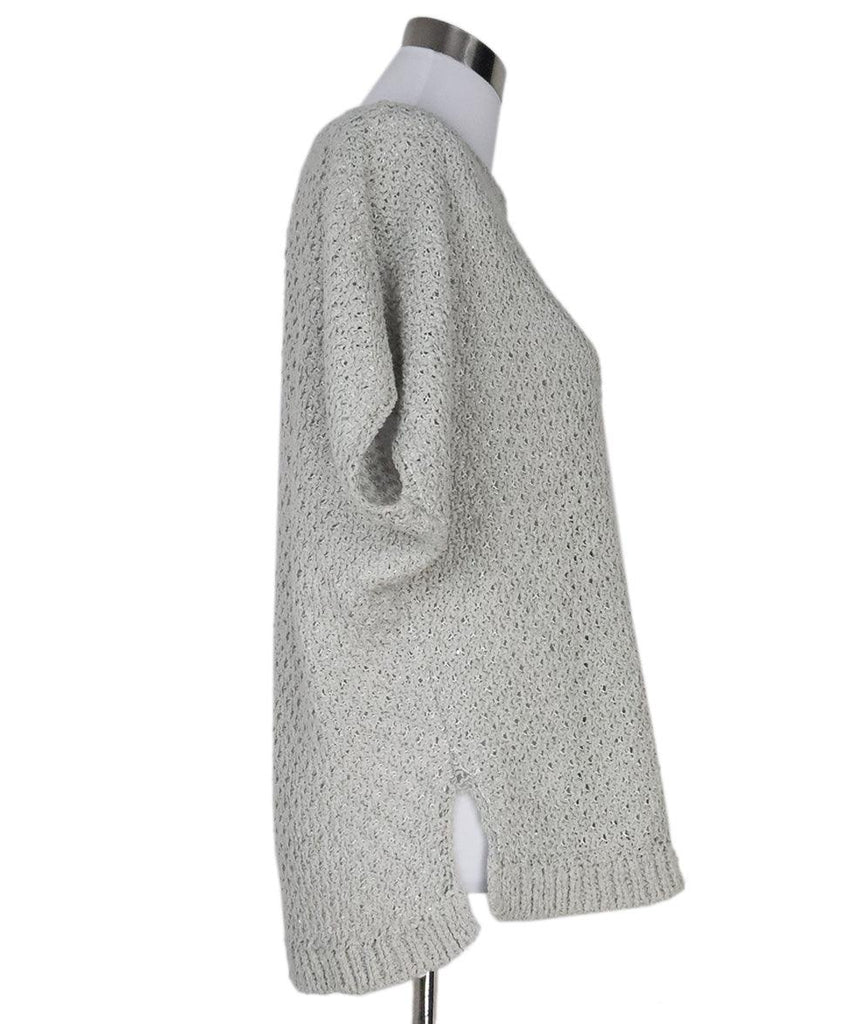 Fabiana Filippi Grey Knit Sequin Sweater 1