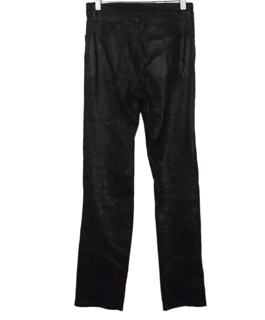 Frame Black Leather Pants 1