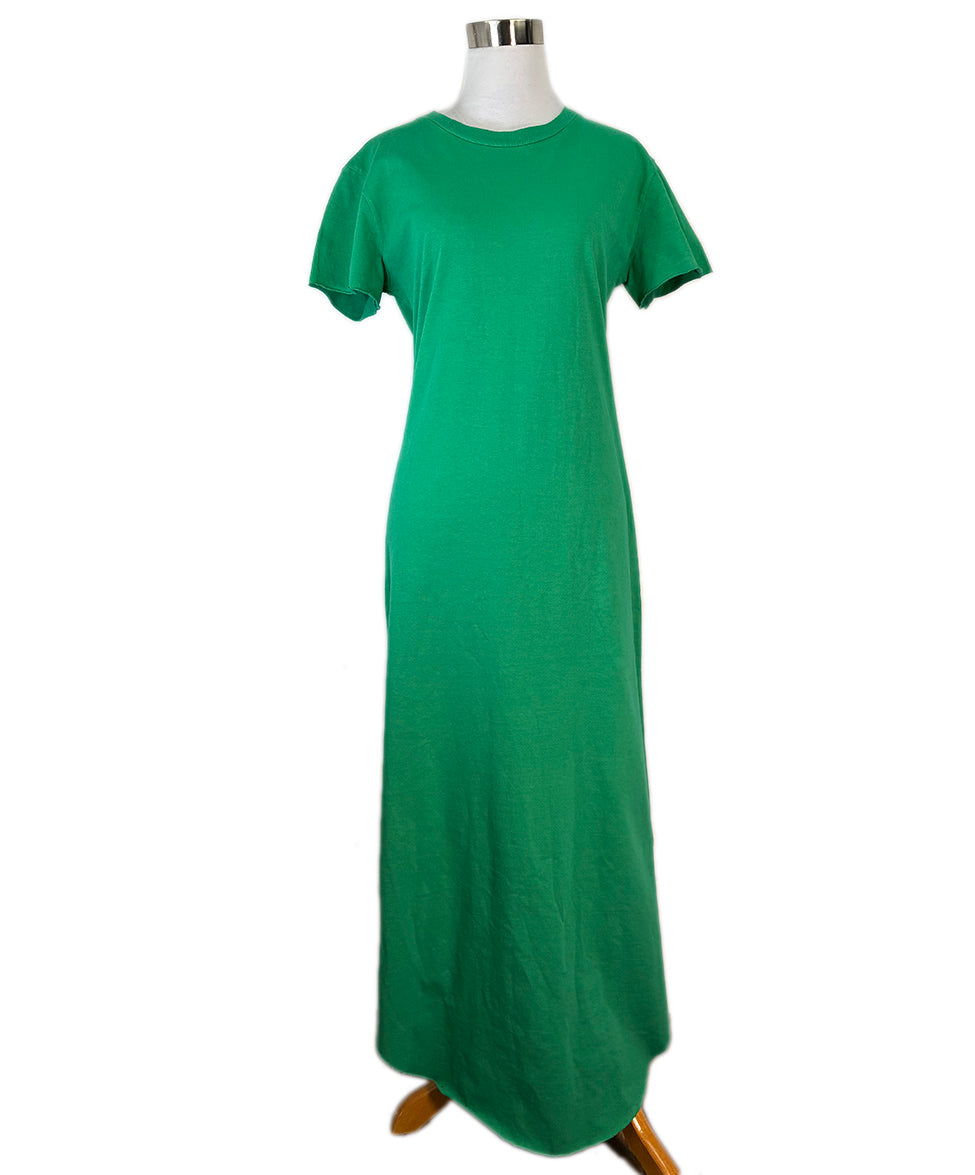 Frank & Eileen Long Green Cotton Dress sz 4 l Michael's Luxury Consignment Michael's Consignment NYC Frank & Eileen Long Green Cotton Dress sz 4 l Michael's Luxury Consignment Michael's Consignment NYC