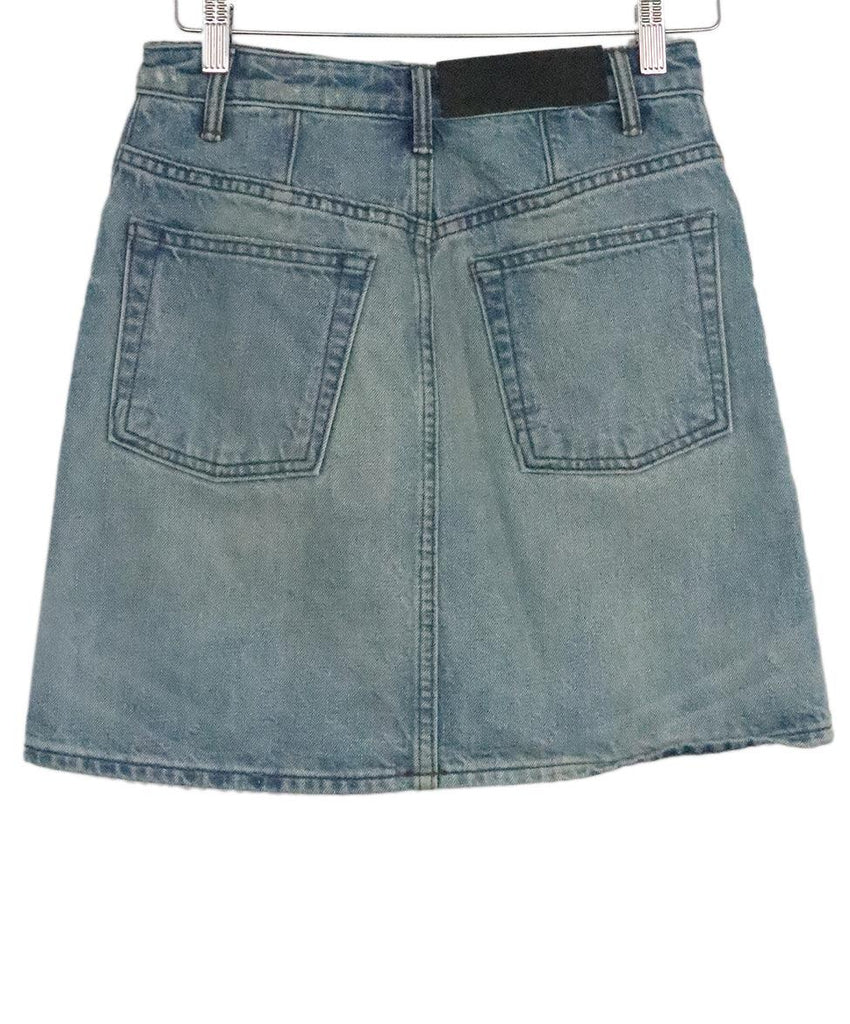 Helmut Lang Denim Mini Skirt sz 0 - Michael's Consignment NYC