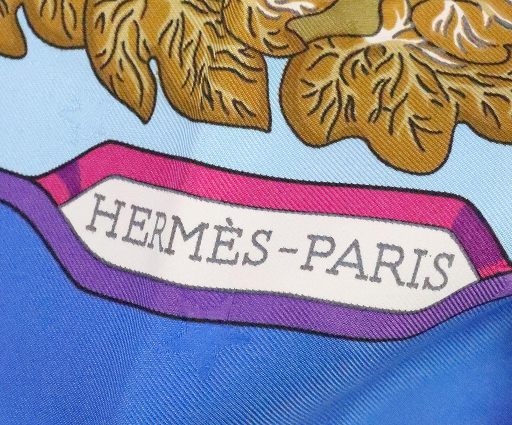 Hermes Emblemes de l'Europe Print Scarf - Michael's Consignment NYC