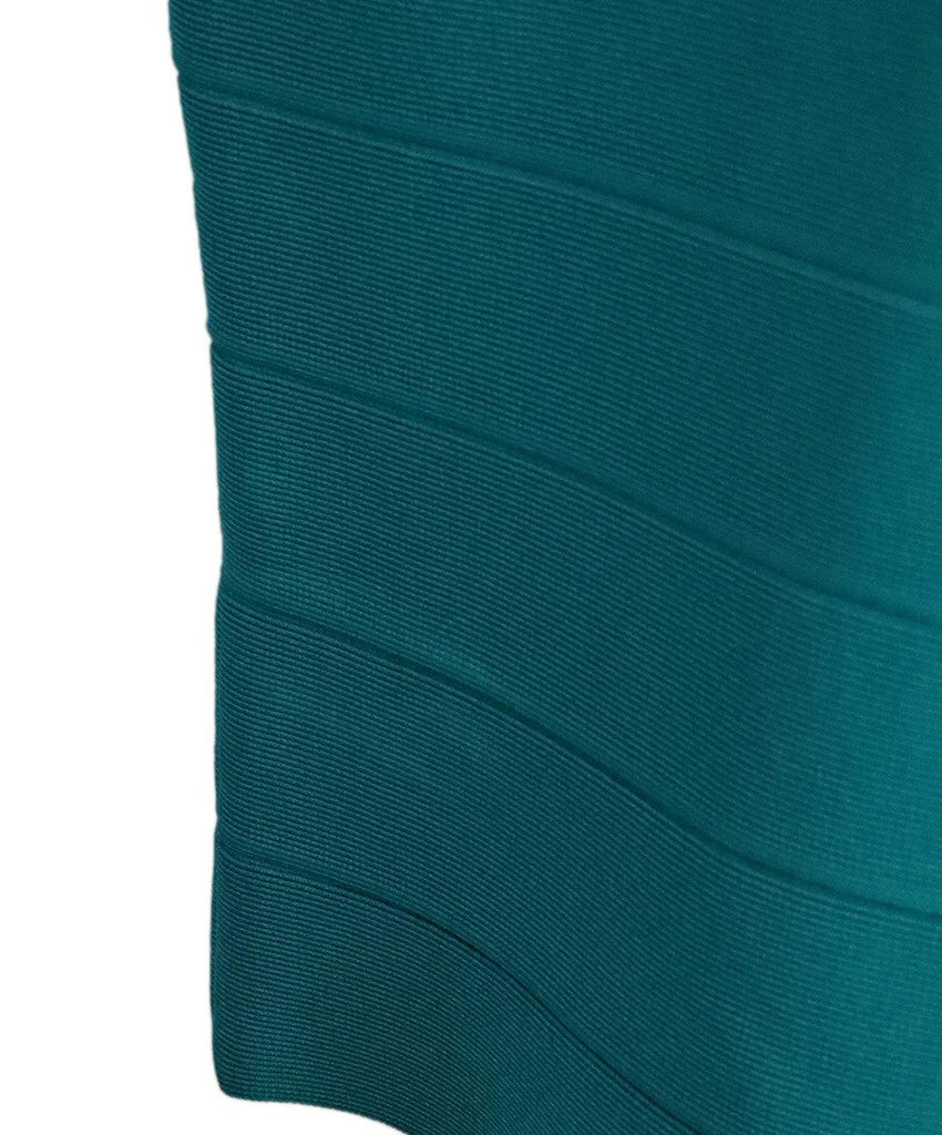 Herve Leger Turquoise Spandex Dress sz 6 - Michael's Consignment NYC