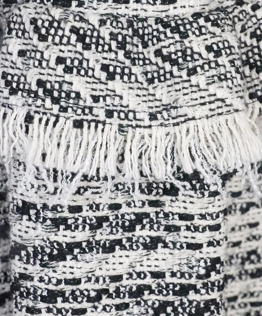 IRO Black & Ivory Knit Skirt 5