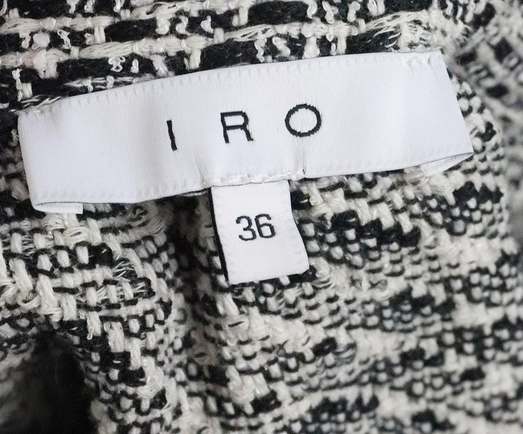 IRO Black & Ivory Knit Skirt 3