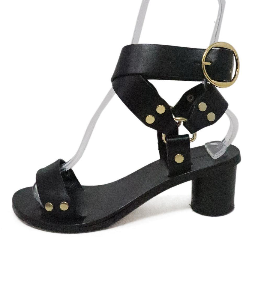 Isabel Marant Black Leather Sandals sz 8 - Michael's Consignment NYC
