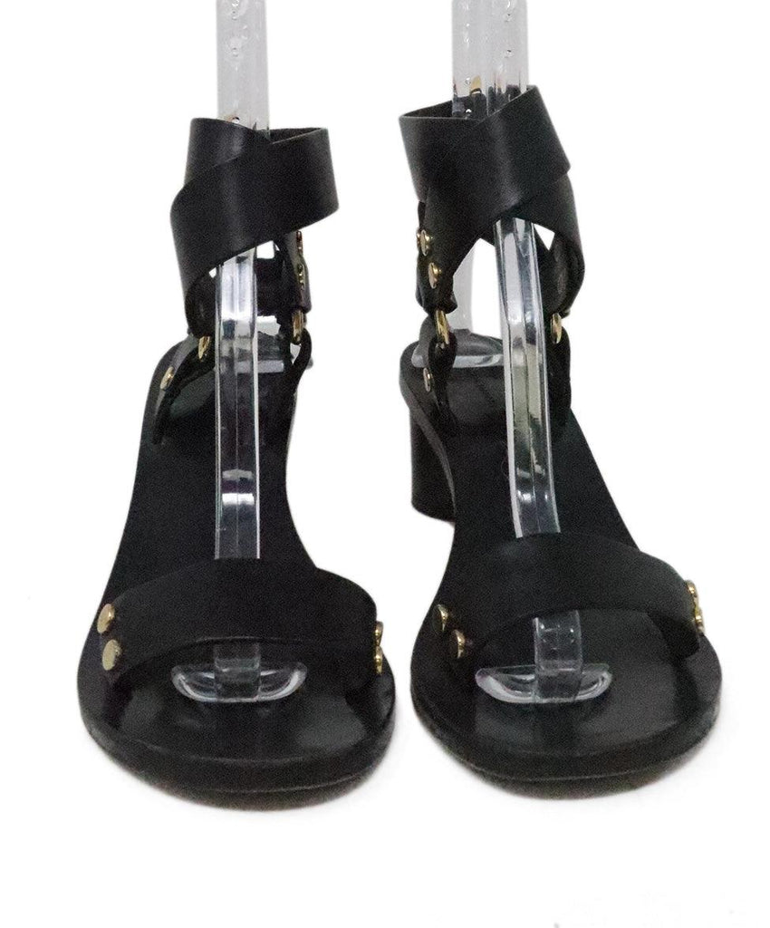Isabel Marant Black Leather Sandals sz 8 - Michael's Consignment NYC