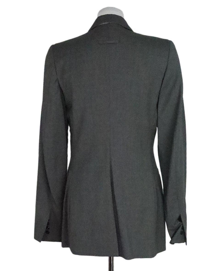Jean Paul Gaultier Grey Pinstripe Jacket sz 10 - Michael's Consignment NYC