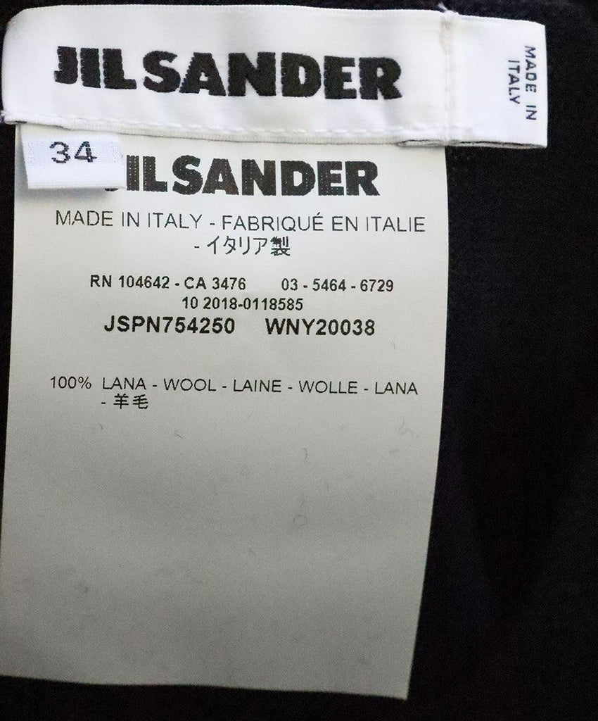 Jil Sander Navy Wool Sweater sz 2 - Michael's Consignment NYC