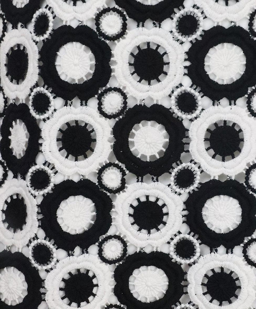 Kate Spade Black & White Crochette Dress sz 8 - Michael's Consignment NYC