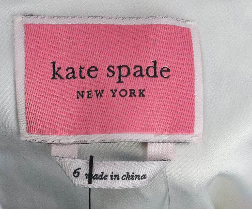 Kate Spade Grey & White Lace Dress 3