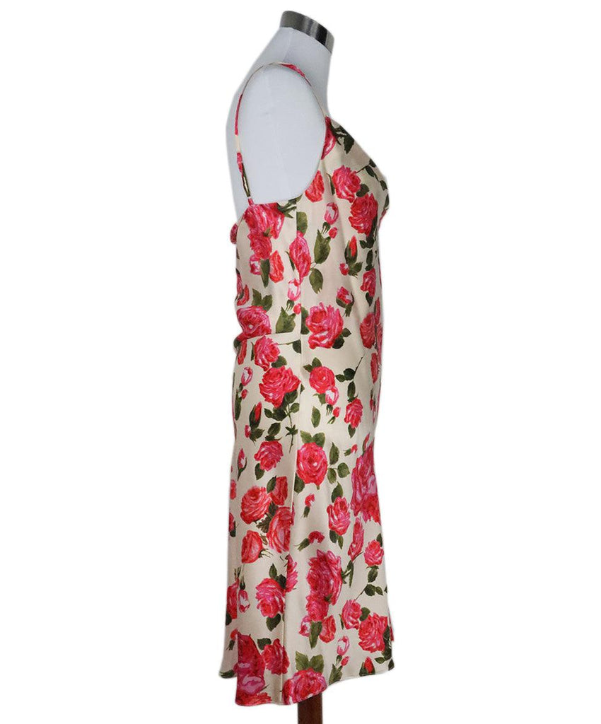 L'Agence Fuchsia & Green Floral Dress 1