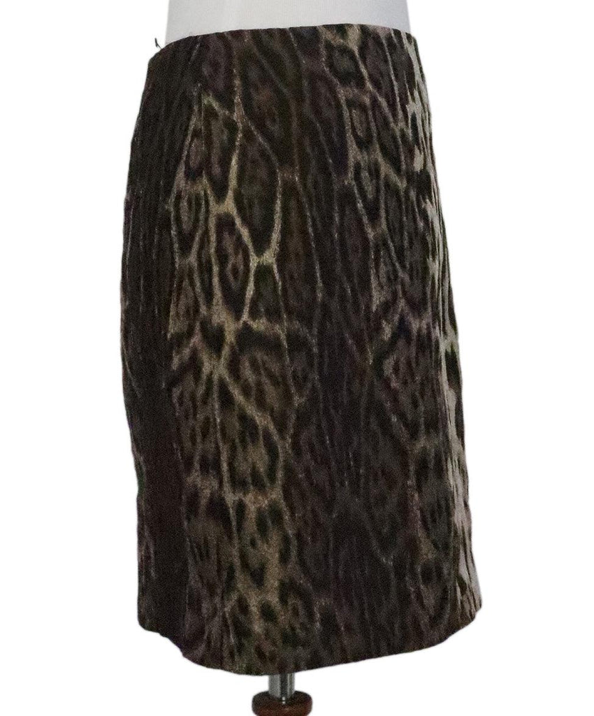 Lanvin Leopard Print Skirt 1