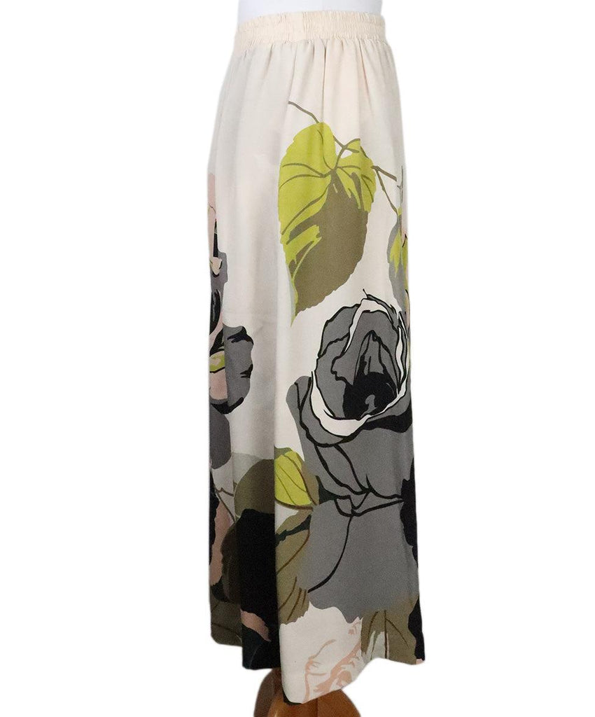Lippes Floral Print Silk Skirt sz 6 - Michael's Consignment NYC