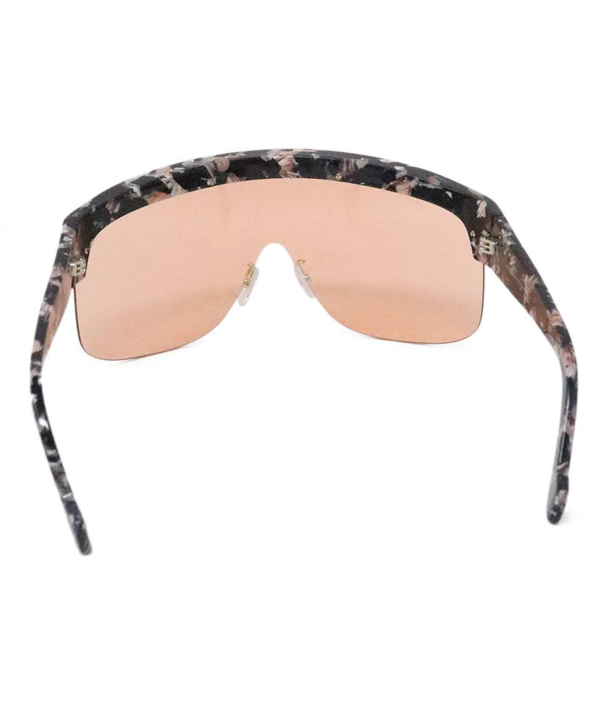 Loewe Oversized Black & Pink Sunglasses - Michael's Consignment NYC
