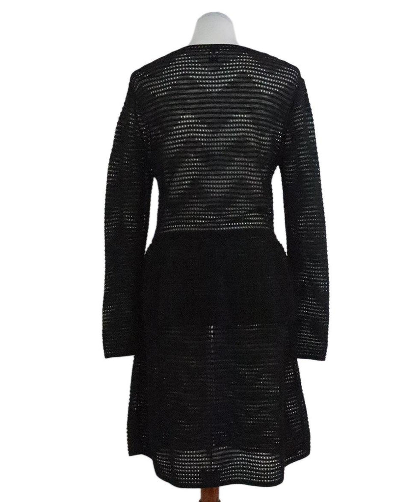 M Missoni Black Knit Longsleeve Dress sz 6 - Michael's Consignment NYC