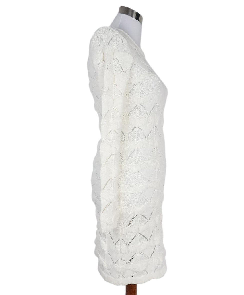 Maison Ullens White Knit Dress sz 2 - Michael's Consignment NYC