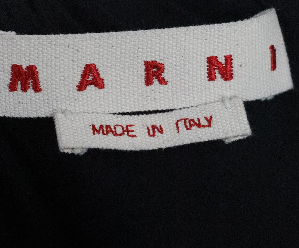 Marni Black & Navy Wool Dress 3