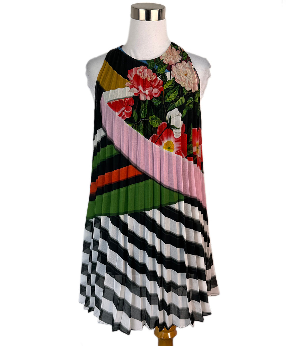 Mary Katrantzou Multicolor Silk Pleated Floral Top sz4 l Michael's Luxury  Consignment – Michael's Consignment NYC