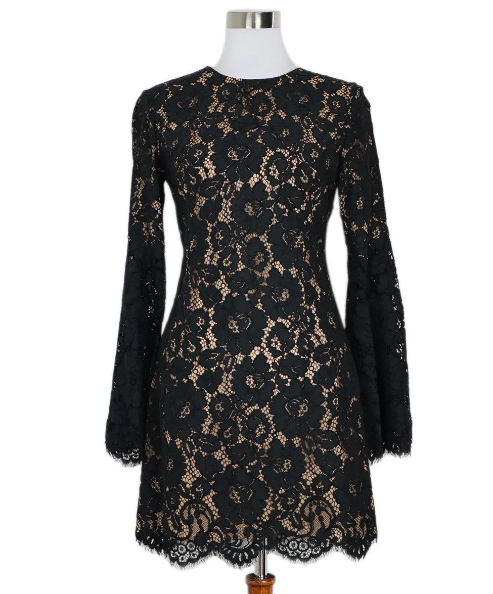 Michael Kors Black & Nude Lace Dress sz 4 l Michael's Luxury Consignment Michael's Consignment NYC Michael Kors Black & Nude Lace Dress sz 4 l Michael's Luxury Consignment Michael's Consignment NYC