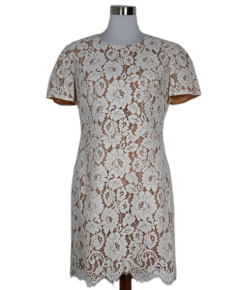 Michael Kors White Lace Dress sz 14 l Michael's Luxury Consignment –  Michael's Consignment NYC