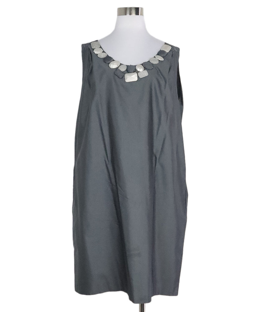 Moschino Grey Silk Dress 