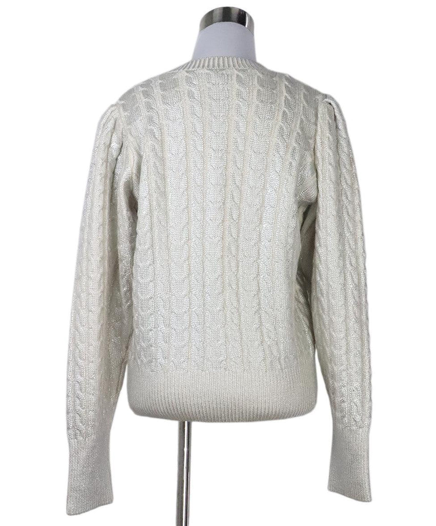 Msgm Silver Wool Sweater sz 4 - Michael's Consignment NYC