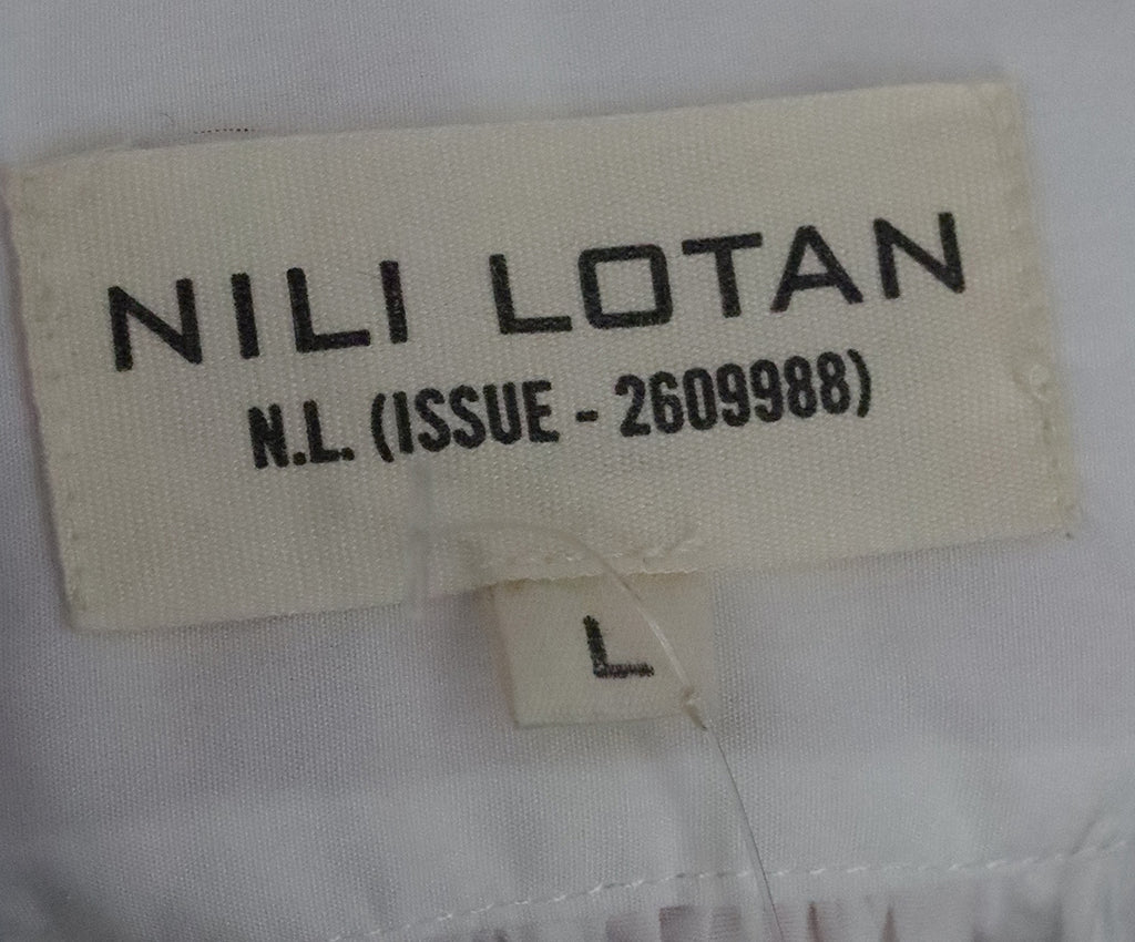 Nili Lotan White Cotton Top 3